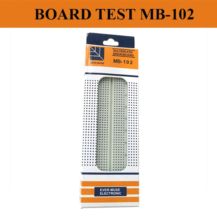 Breadboard MB-102 830 Lỗ 165x55x10mm (Board test, cắm linh kiện )