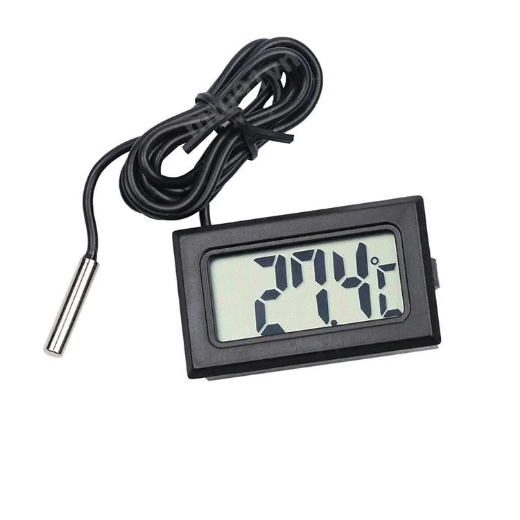 Đồng Hồ Đo Nhiệt Độ Hiển Thị LCD - Có Đầu Đo Rời Chống Nước