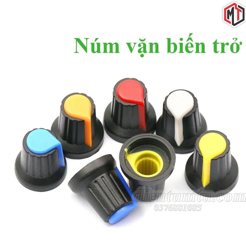 Nút - Núm Xoay Volume cho Biến Trở - Nắp Chụp Biến Trở Volume
