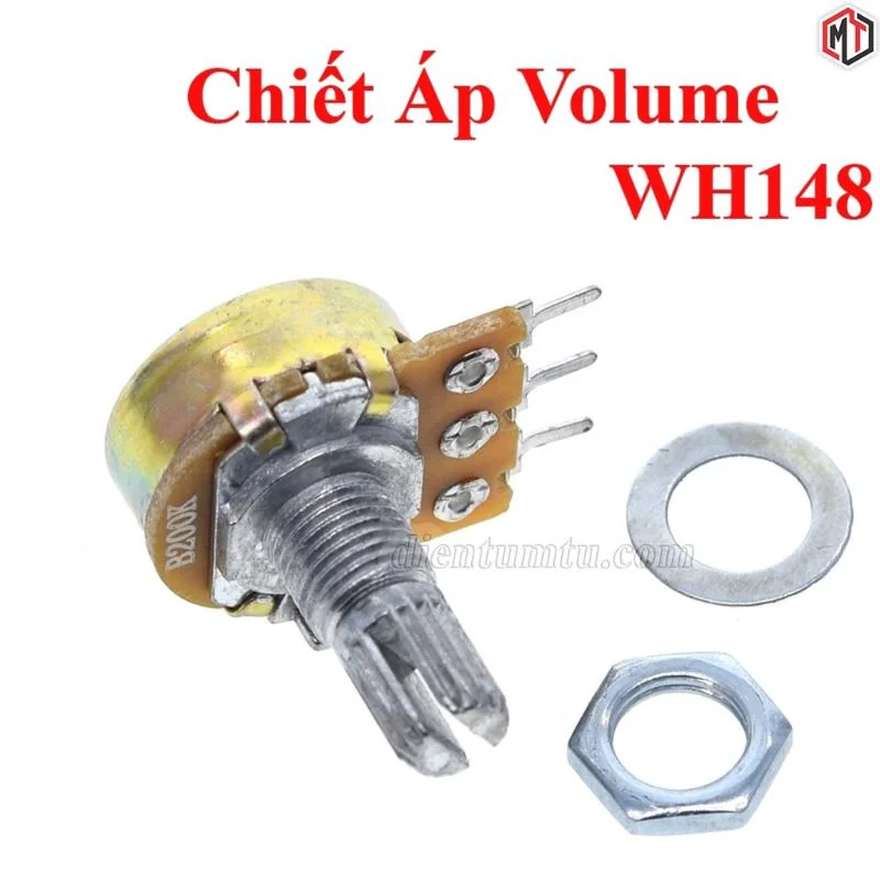 Biến Trở Volume - Chiết áp Điều chỉnh - WH148 1k 2k 5k 10k 20k 25k 50k 100k 250k 500k 1M