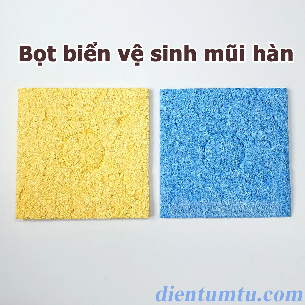 Bọt Biển vệ sinh - Chùi thiếc hàn, Vệ sinh đầu mũi hàn