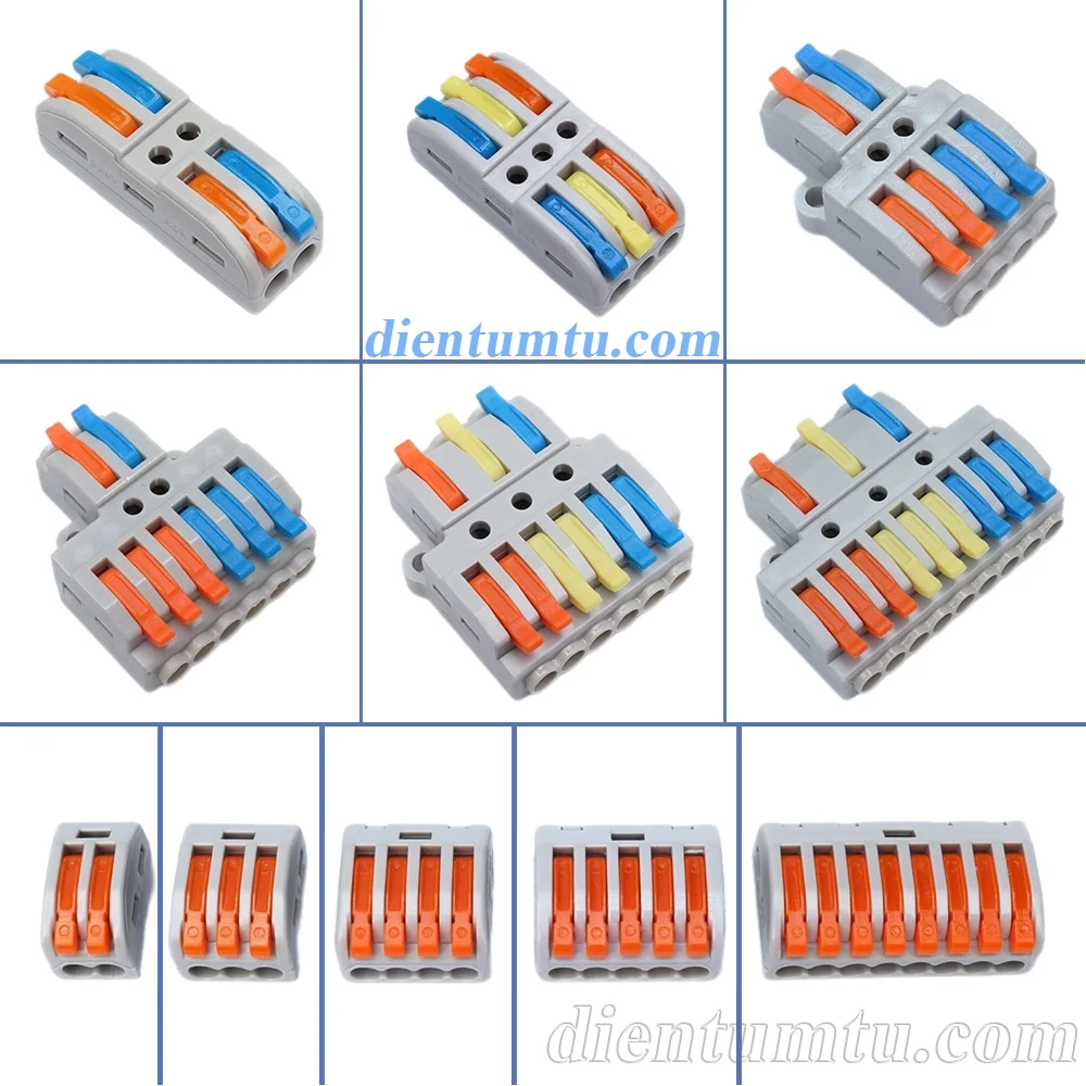 Cút nối dây điện cho dây đơn dây đôi dây ba tiện dụng KV PCT