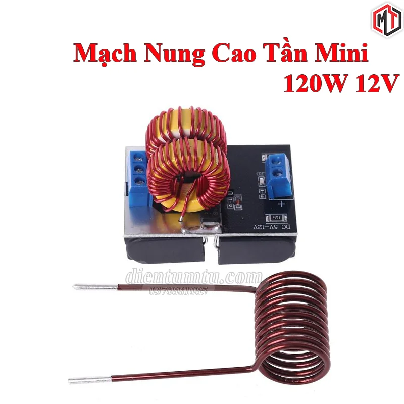 Bộ Mạch Nung Cao Tần Mini 120W 5V - 12V