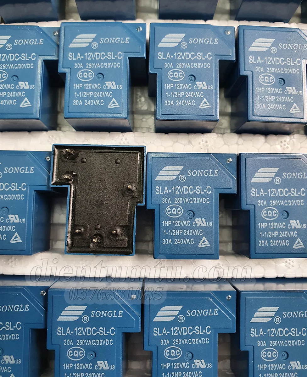 Relay - Rơ le 5V, 12V, 24V Songle T90 30A 6 chân