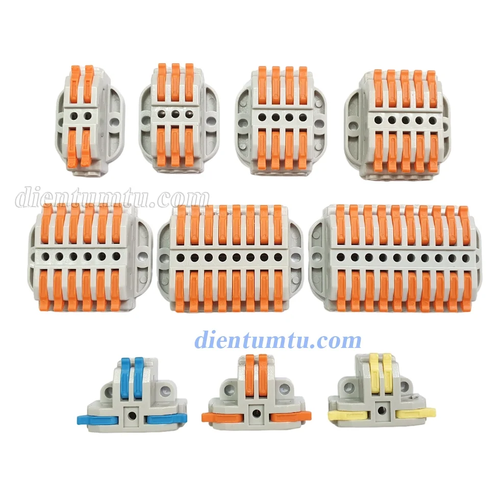 Cút nối cùng màu, cút chia dây điện cho dây đơn, dây đôi - tiện dụng KV PCT