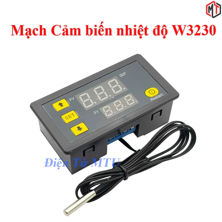 Bộ khống chế nhiệt độ W3230 12VDC -  AC110~220V - máy ấp trứng