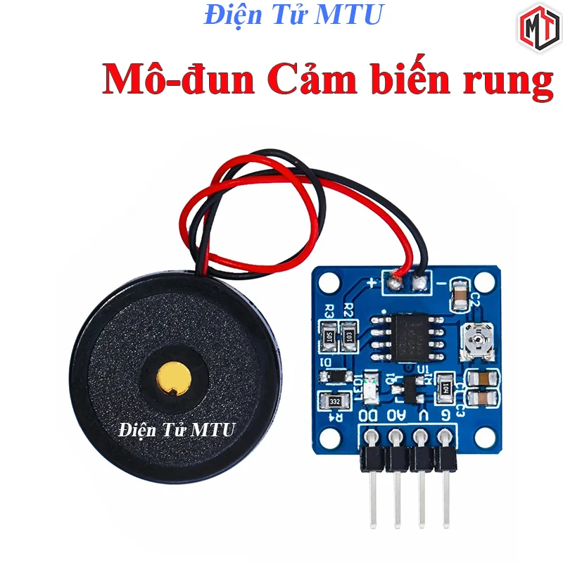 Mô-đun Cảm biến rung Piezoelectric Ceramic Vibration Sensor V2
